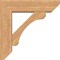 Ekena Millwork Legacy Slat Smooth Bracket w/ Offset Brace, Western Red Cedar, 7 1/2"W x 28"D x 28"H BKT0806X28X28LEC06SWR - alternate 4